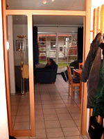 Eingangsbereich mit Blick zum Wohnzimmer