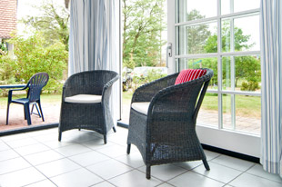 Blick zur Terrasse